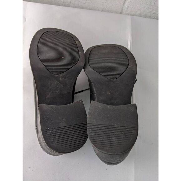 Steve Madden Y2K Steve Madden Chunky Heel Platform Lace Up Moc Toe Booties Sz 6. - Picture 6 of 10